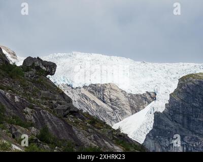 Glacier near Tungestølen, Norway Stock Photo
