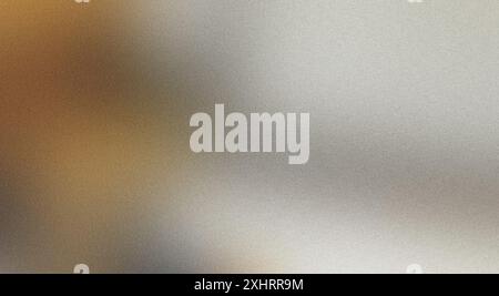 Gradient lighting on abstract brushed metal background transitioning from warm to cool tones Stock Photo