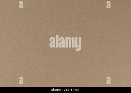 Clean brown carton paper material macro close up view Stock Photo