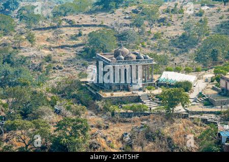 A section of the Kumbalgarh Fort in Udaipur, Rajasthan, India Stock Photo