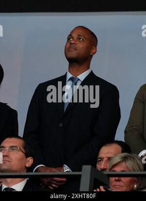 14.07.2024, Olympic Stadium, Berlin, GER, EM UEFA 2024, Final, Spain vs England, in the picture The former Dutch footballer Patrick Kluivert Stock Photo