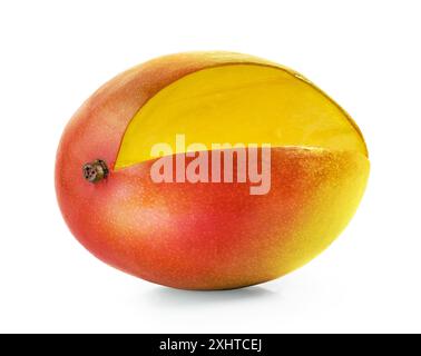 fresh ripe mango isolated on white background Stock Photo
