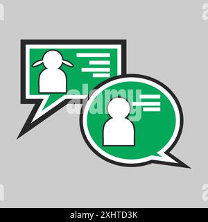 Phone call with speech bubble icon Stock Vector