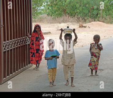 Children, Entrance, Yankari Game Reserve, Bauchi State, Nigeria, Africa ...