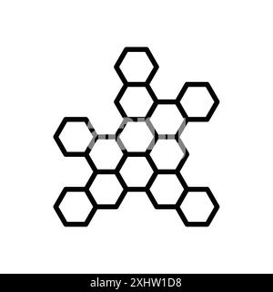 propolis icon linear logo mark set collection in black and white for web Stock Vector