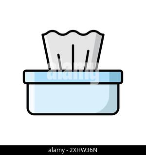 tissue icon vector design template Stock Vector