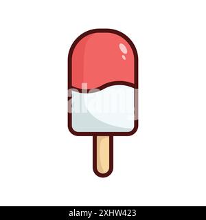 ice cream icon vector design template in white background Stock Vector