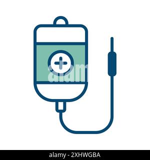 infuse icon vector design template in white background Stock Vector