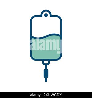 infuse icon vector design template in white background Stock Vector
