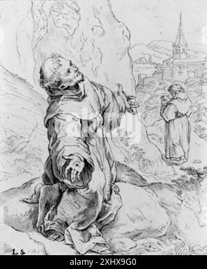 St. Francis Receiving the Stigmata. Federico Barocci (Italian, 1528 ...