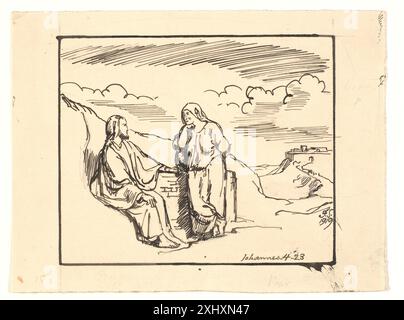 Religious Conversion Drawing Drawing by Joakim Skovgaard depicting the biblical scene of Saul's ...