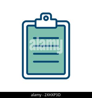 clipboard icon vector design template in white background Stock Vector