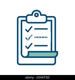 clipboard icon vector design template in white background Stock Vector