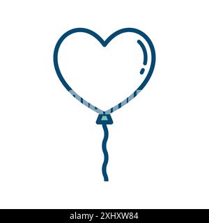 balloon icon vector design template in white background Stock Vector