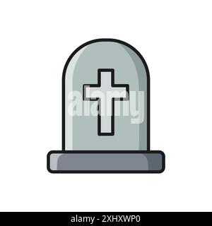 tombstone icon vector design template Stock Vector