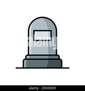 tombstone icon vector design template Stock Vector