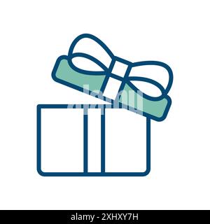 gift icon vector design template in white background Stock Vector