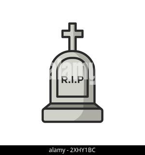 tombstone icon vector design template Stock Vector