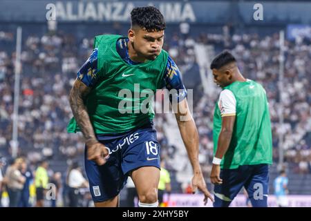 LIMA, PERU - MARCH 20: Jeriel de Santis of Alianza Lima during the Alianza Lima v Blooming at Estadio Alejandro Villanueva. (Photo by Martín Fonseca) Stock Photo