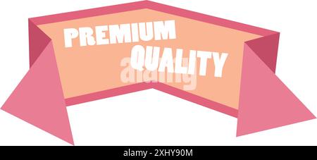 Pink ribbon with premium quality Stock Vector