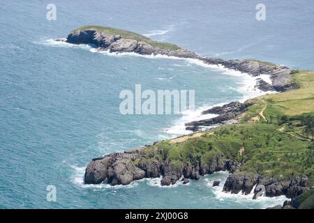 panoramic view of Sonabia bay Stock Photo