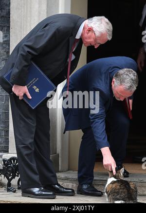 Secretary of State for Northern Ireland Hilary Benn leaves Downing ...