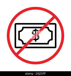 Stop Corruption icon linear logo mark set collection in black and white for web Stock Vector