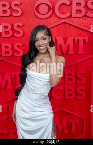 American rapper GLORILLA aka GLORIA WOODS walks the red carpet and ...