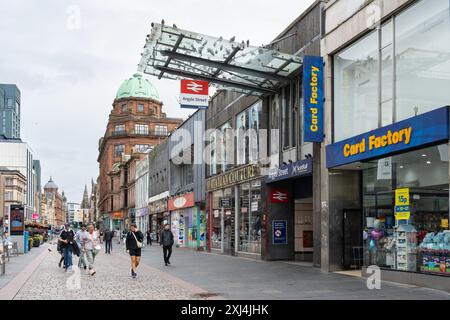 Argyle Street Station, Argyle Street, Glasgow, Scotland, UK Stock Photo