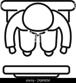 Businessman is using a vr headset, interacting with artificial intelligence in the metaverse Stock Vector