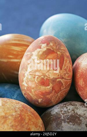 Painted Easter eggs Stock Photo