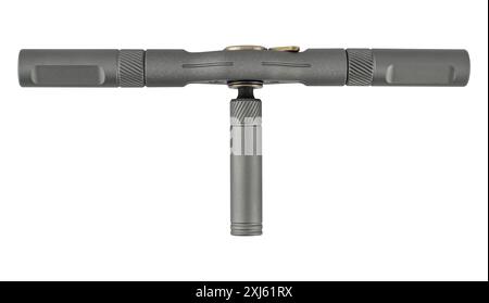 ratchet for bits on white background in insulation. Stock Photo