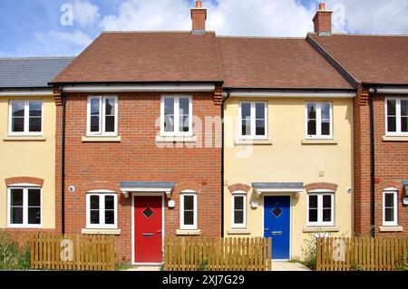 Buckingham Park Housing Development, Aylesbury, Buckinghamshire, England, United Kingdom Stock Photo