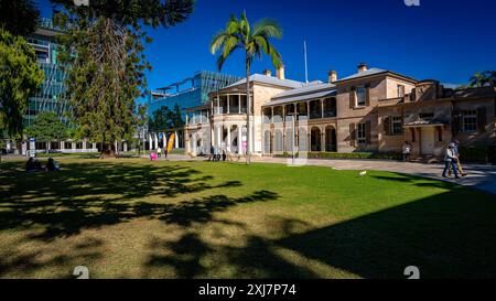 Brisbane, QLD, Australia - Old Government house building Stock Photo