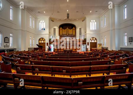 Brisbane, QLD, Australia - City Tabernacle Baptist Church interior Stock Photo