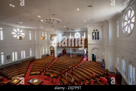 Brisbane, QLD, Australia - City Tabernacle Baptist Church interior Stock Photo