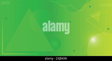 Abstract Background Collection with Geometric shapes Stock Vector