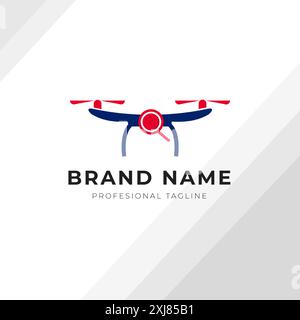 Colorful Drone icon design inspiration Stock Vector