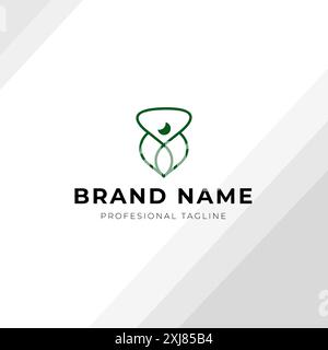 Simple Cosmetic Logo Design Concept Stock Vector