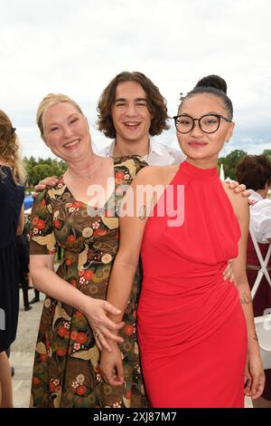 Sybille Waury / Sommerempfang des Bayerischen Landtags 2024 / Schloss Schleißheim / München / 16. Juli 2024 *** Sybille Waury Summer Reception of the Bavarian State Parliament 2024 Schloss Schleißheim Munich July 16, 2024 Stock Photo