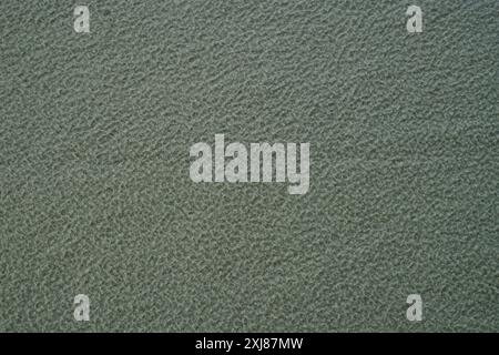 Closeup of green fabric texture. Rough fabric background. Stock Photo