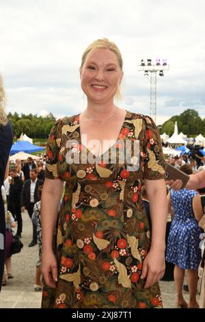 Sybille Waury / Sommerempfang des Bayerischen Landtags 2024 / Schloss Schleißheim / München / 16. Juli 2024 *** Sybille Waury Summer Reception of the Bavarian State Parliament 2024 Schloss Schleißheim Munich July 16, 2024 Stock Photo