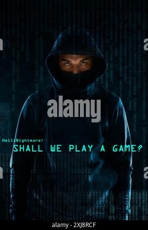 Code overlay, hacker and portrait of man for programming, coding and ...