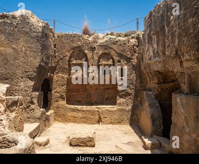 Tomb of the kings, UNESCO World Heritage Site, Paphos, Cyprus Stock Photo