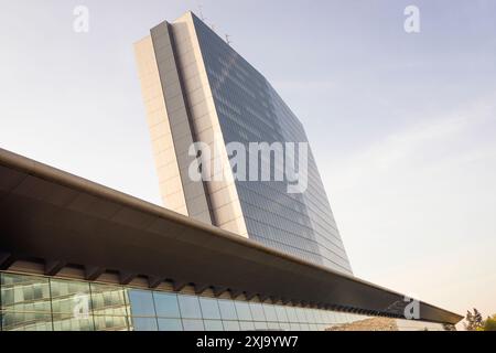 Europe, Luxembourg, Luxembourg City, Kirchberg, The European Convention Centre Luxembourg Stock Photo