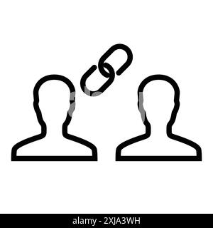 Affiliate marketing icon set in thin line outline style and linear vector sign Stock Vector
