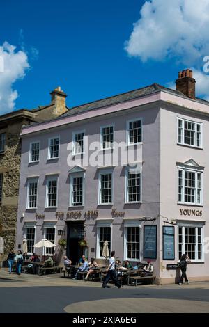 The Kings Arms, Youngs Pub, Oxford, Oxfordshire, England, UK, GB. Stock Photo