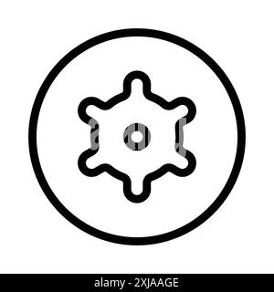 Setup icon set in thin line outline style and linear vector sign Stock Vector