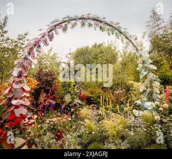 The Boodles Garden at the Chelsea Flower Show 2024 in London, UK. Stock Photo