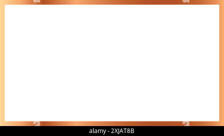 Woden color transparent rectangle frame 16 into 9 ratio size Stock Vector